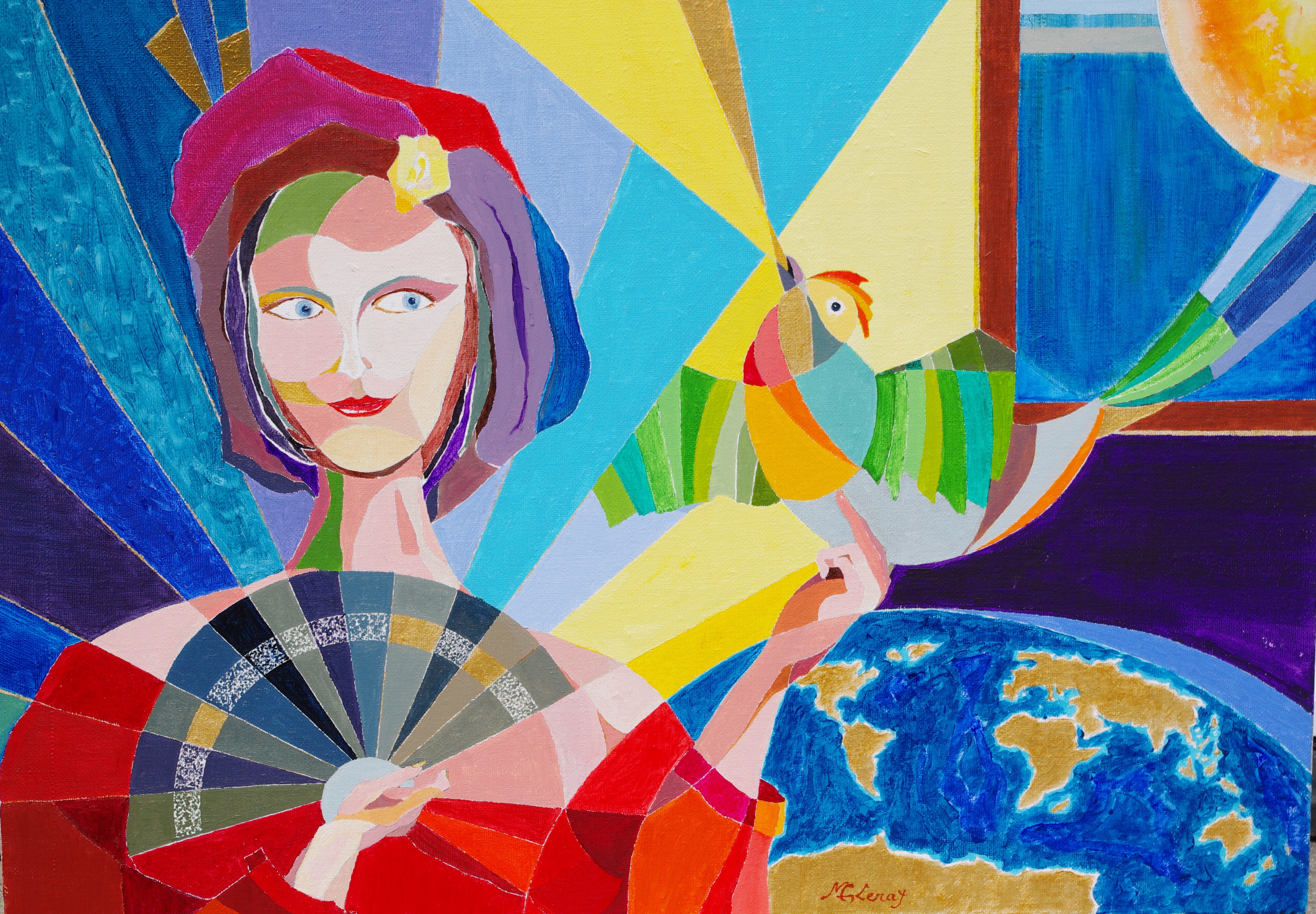 Le chant du monde 61cm x 50cm