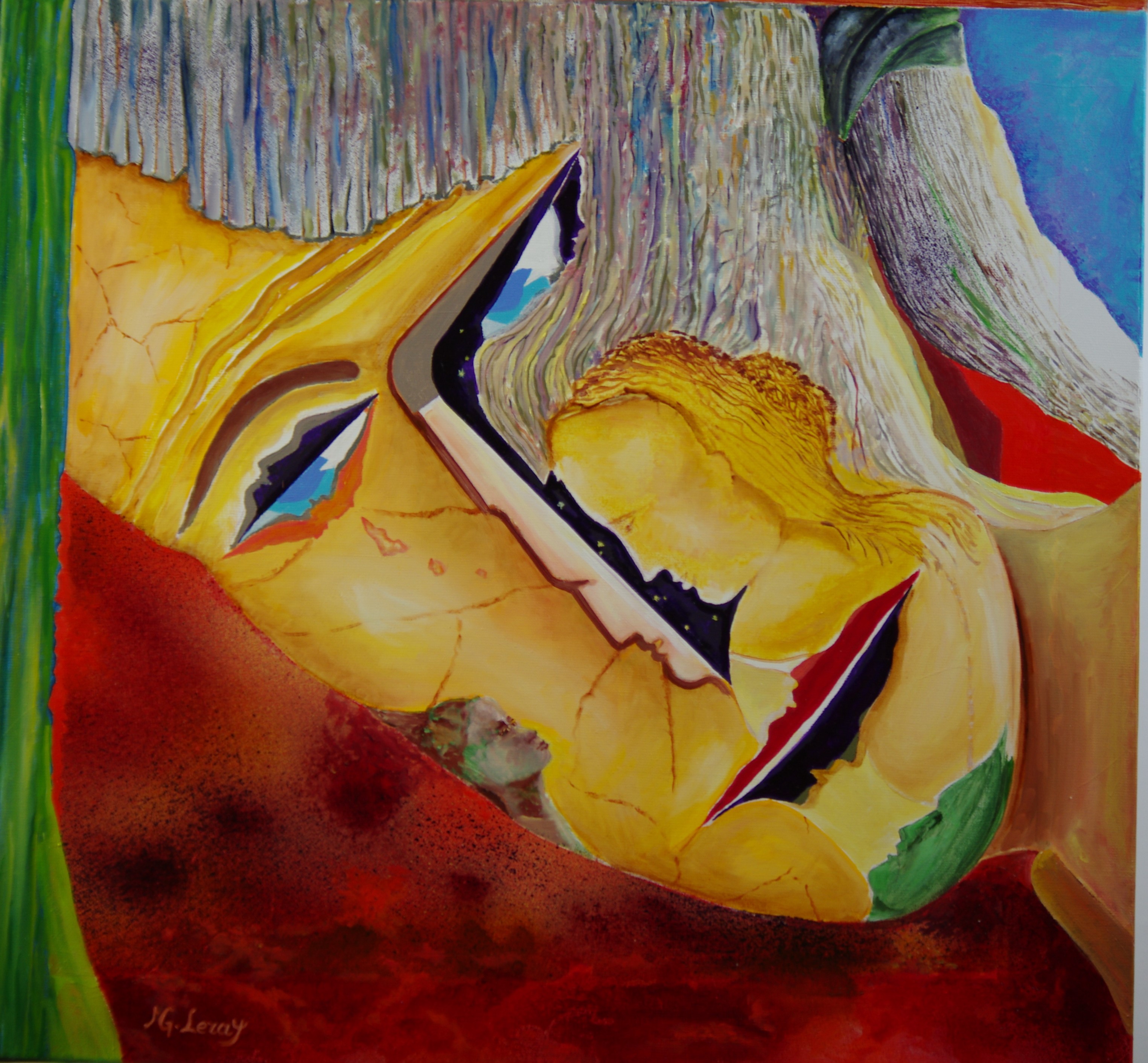 La rumeur 70cm x 70cm